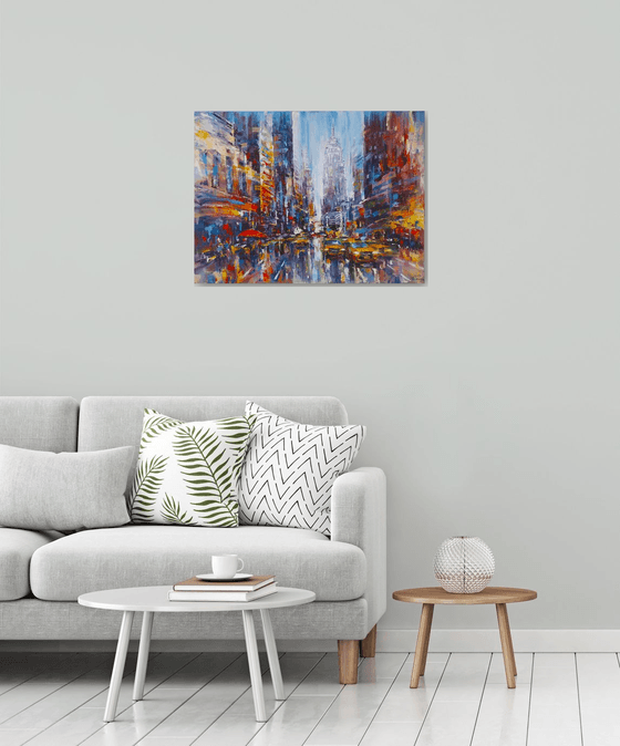 Abstract cityscape (New York)