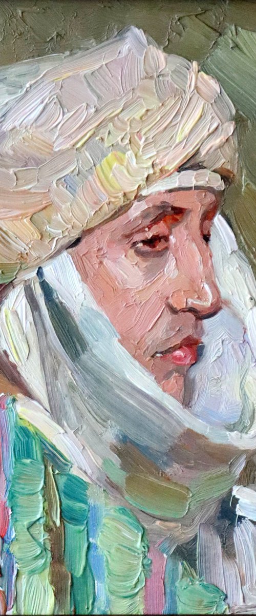 Portrait of Rustem Faitovich Khuzin by Simon Kozhin
