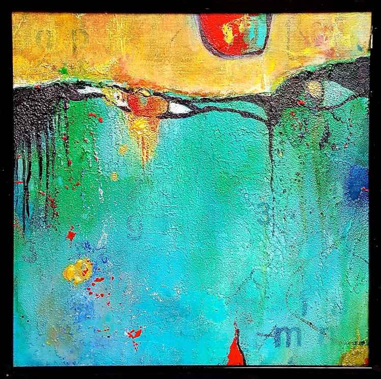 Small Abstract Acrylic Painting Gift Artfinder