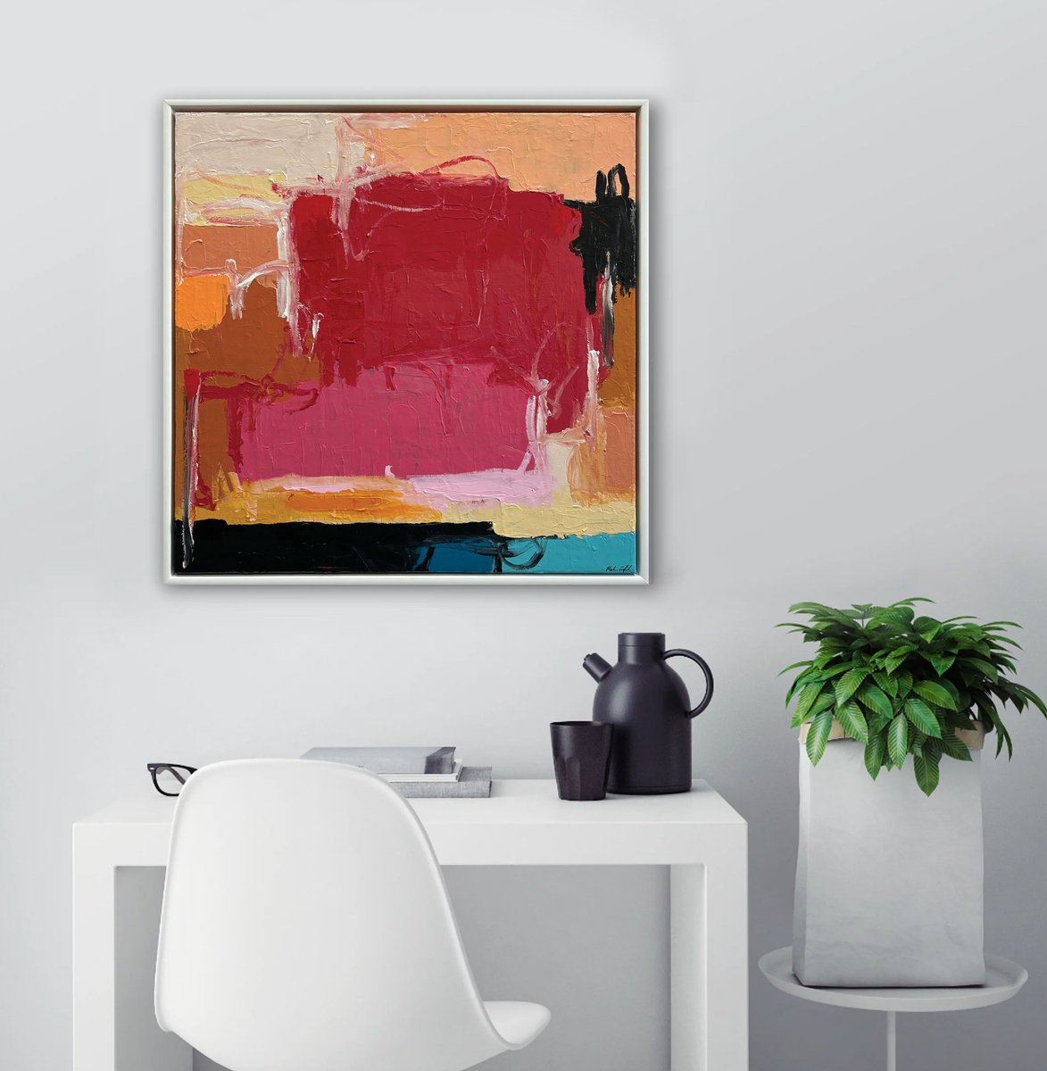 Sia (Framed) By Melanie Crawford, 25 X 25, Artwork For Sale On Artfinder