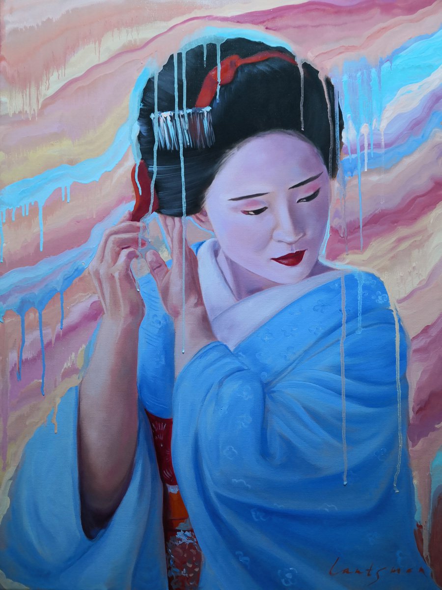 Geisha portrait number 5. Sanctity of Ceremony by Jane Lantsman