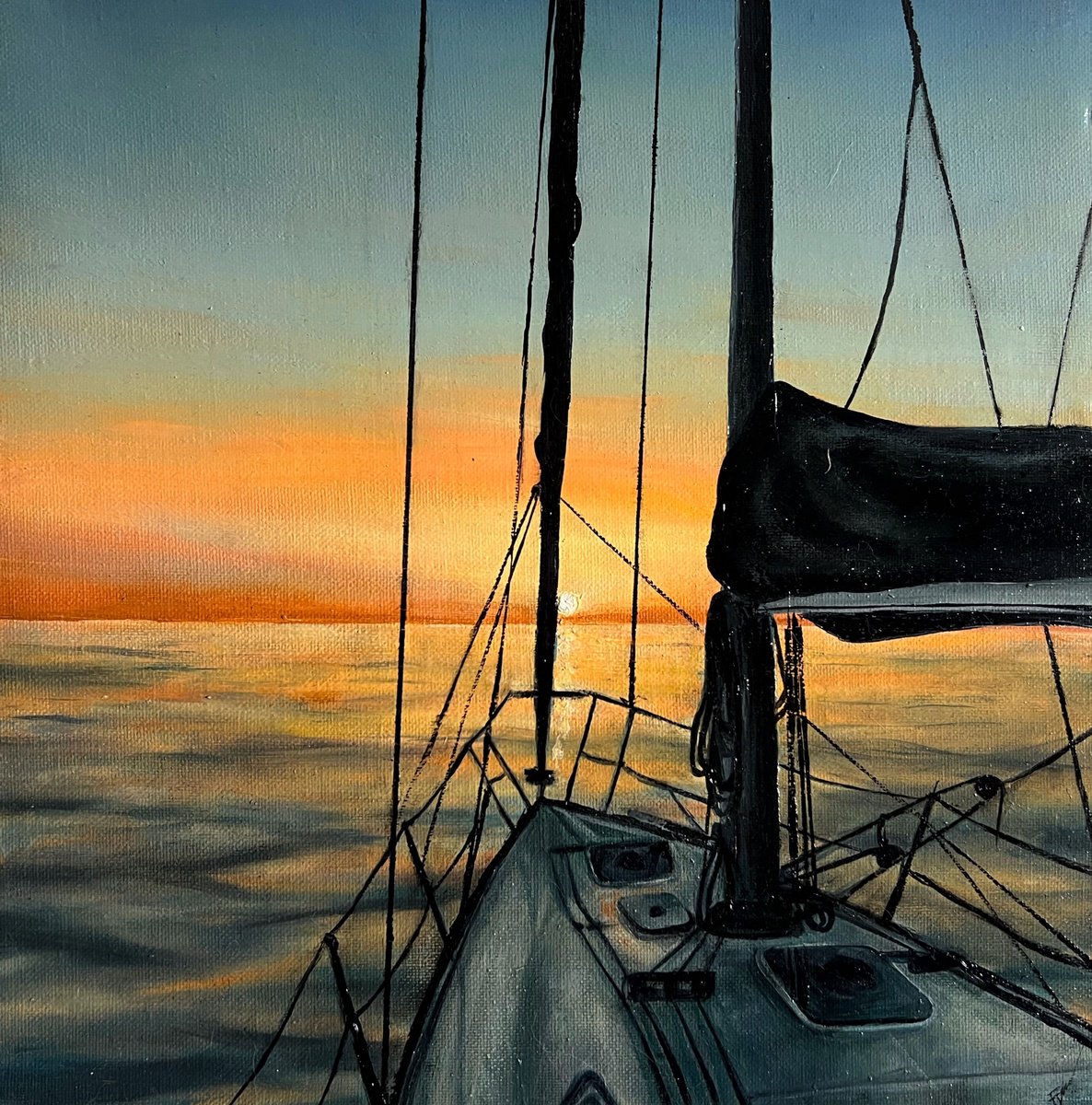 Horizon, Unspoken By Valentina Ash, 12 X 12, Artwork For Sale On Artfinder