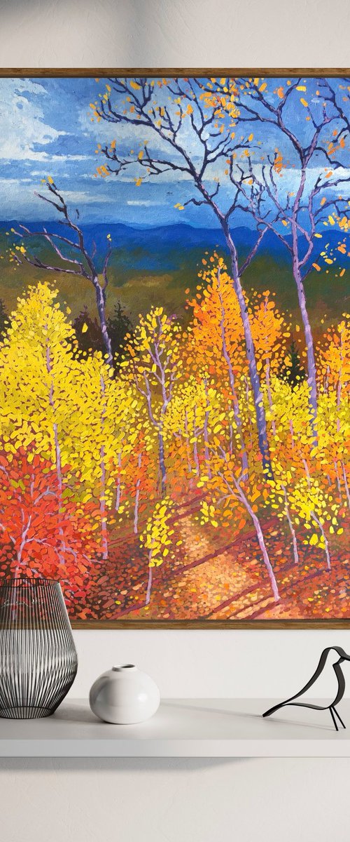October fall by Volodymyr Smoliak