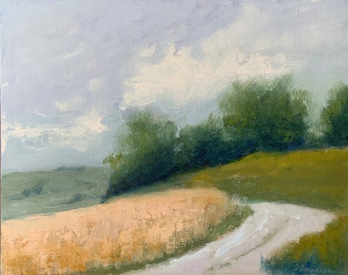 Countryside impressionist Landscape no.2 by Jessica Davidson