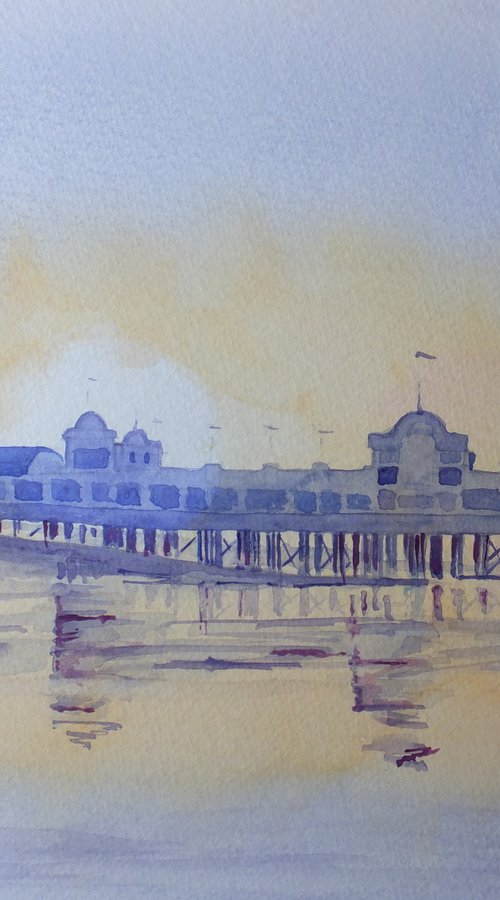 Southsea Pier at Daybreak by David Harmer