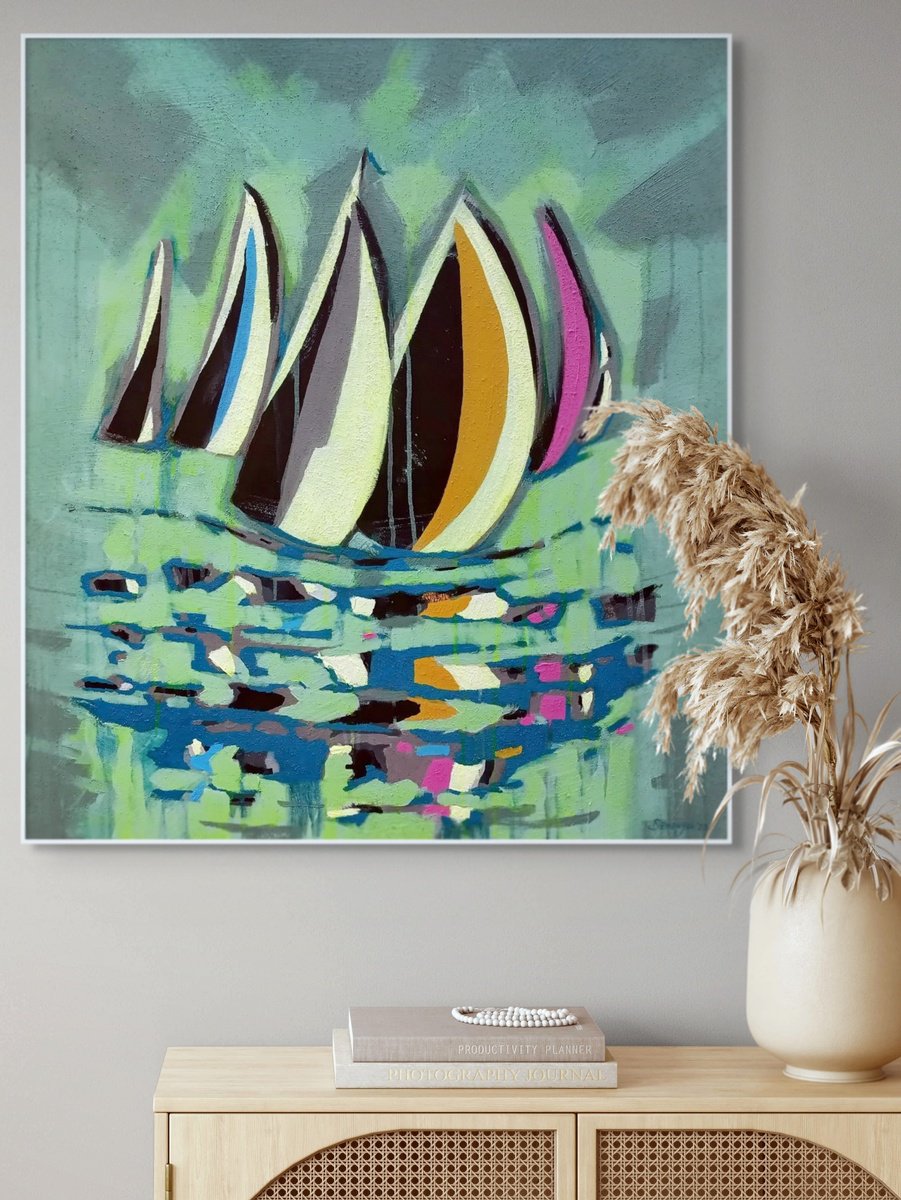  Colors And Reflections Of Wind By Evgen Semenyuk, 28 X 31, Artwork For Sale On Artfinder