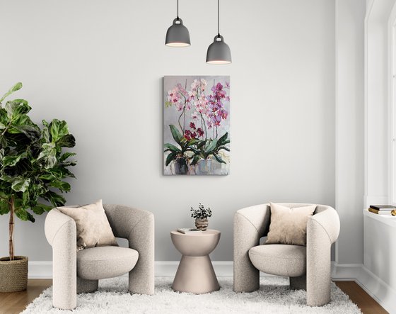 Blooming Orchids
