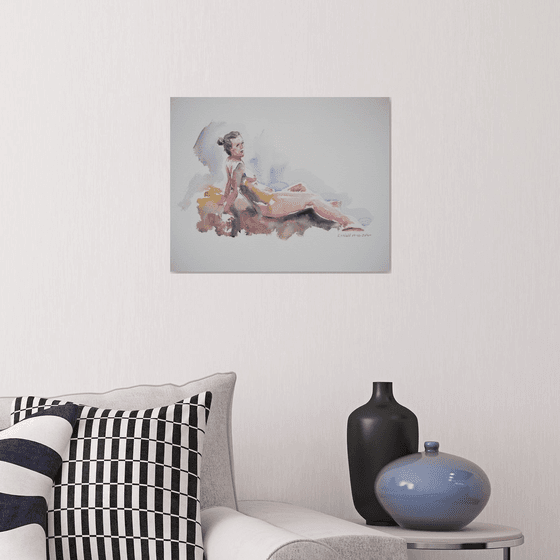 reclining female nude