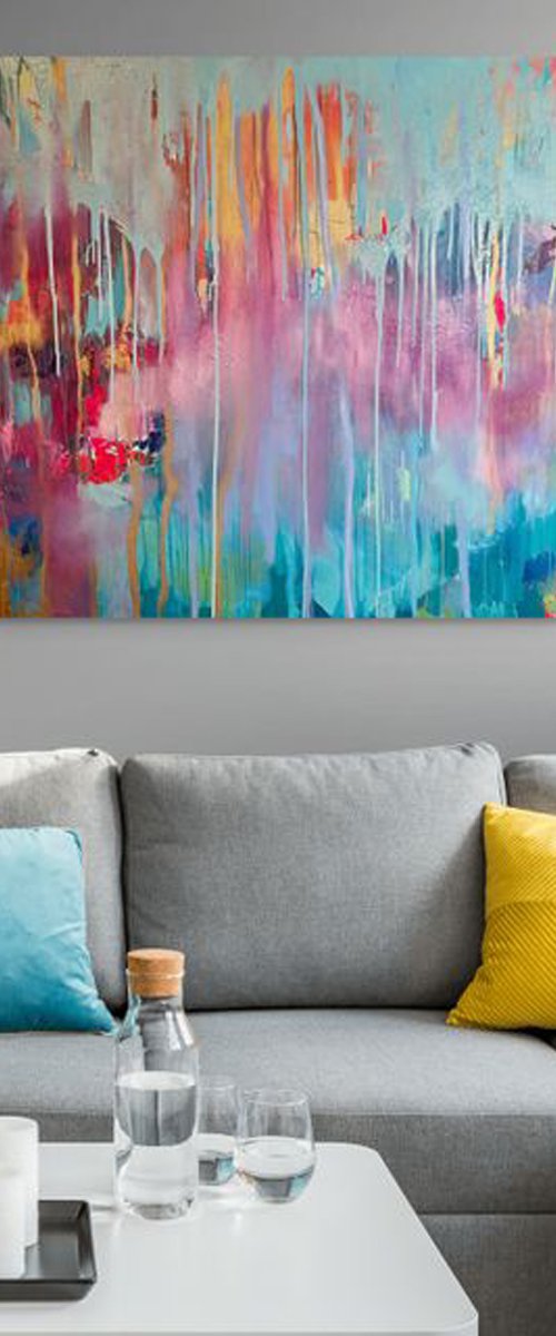 RAIN BLUE MONSOON by Clare Schouten