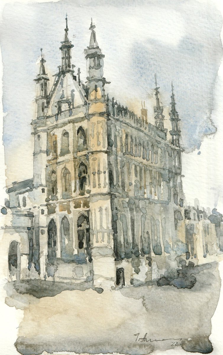 Leuven Town Hall, Belgium by Tatiana Alekseeva