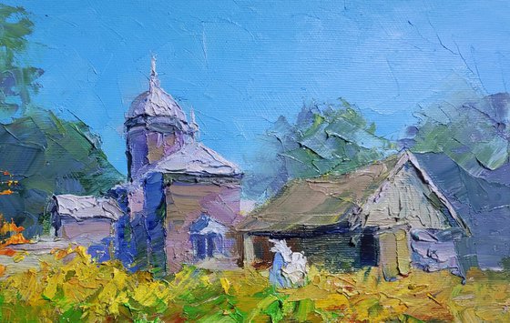 Village Church on a Clear Day