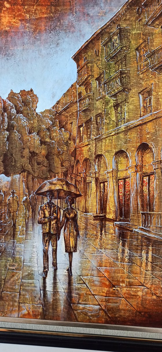 Cityscape 50x70cm ,Acrylic/canvas