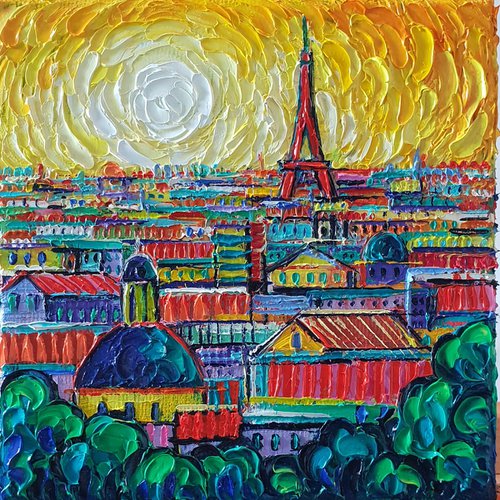 VIBRANT PARIS SUNLIGHT by ANA MARIA EDULESCU