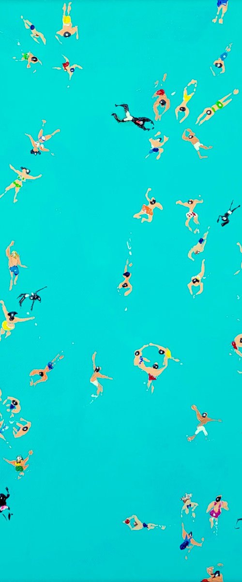 Swimming together 7 by Kathrin Flöge