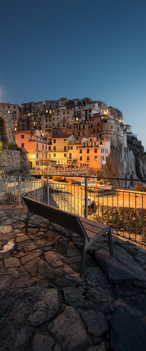 EVENING IN MANAROLA by Giovanni Laudicina