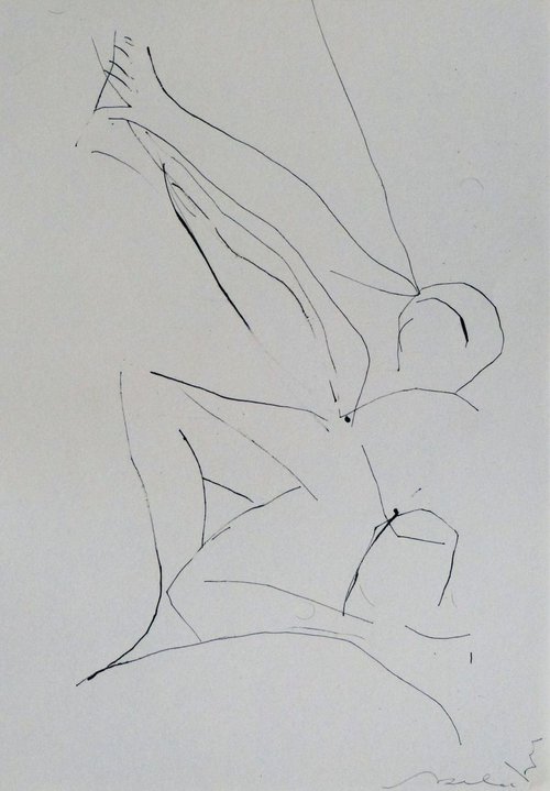 Rhythmic study 13, 29x21 cm by Frederic Belaubre