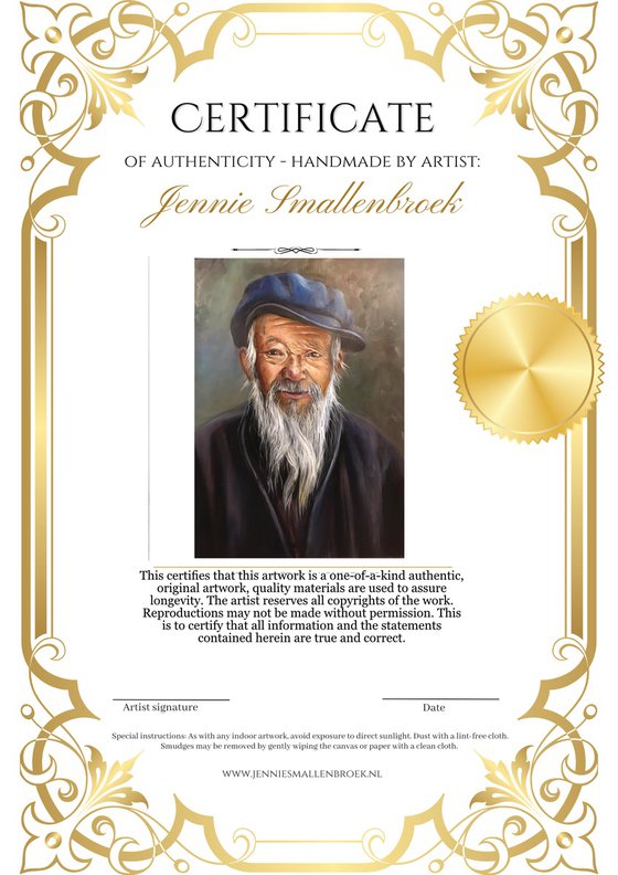 Old Man with Cap