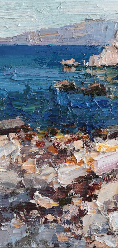 Rocky shore #3 by Anastasiia Valiulina
