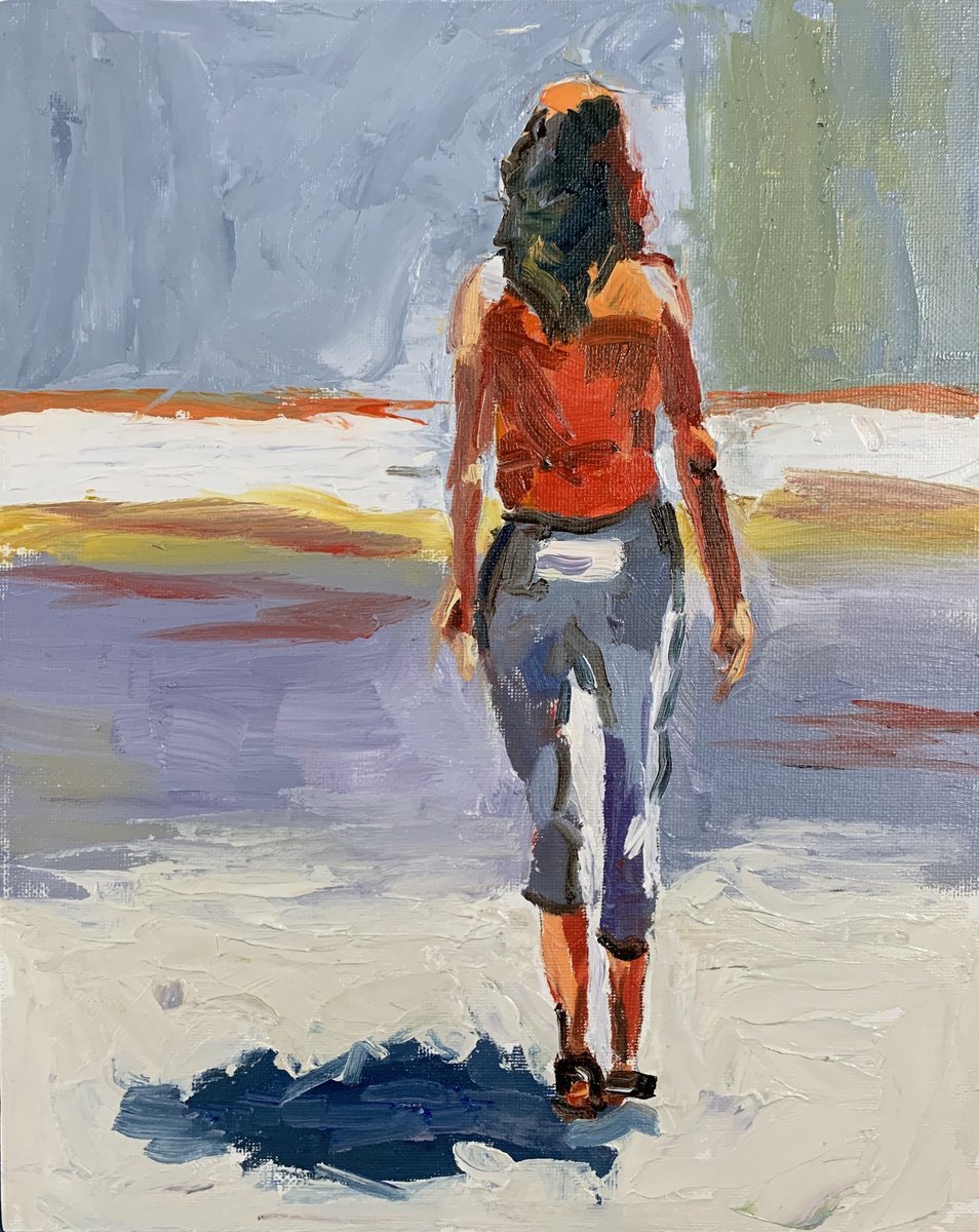 Walking woman. by Vita Schagen