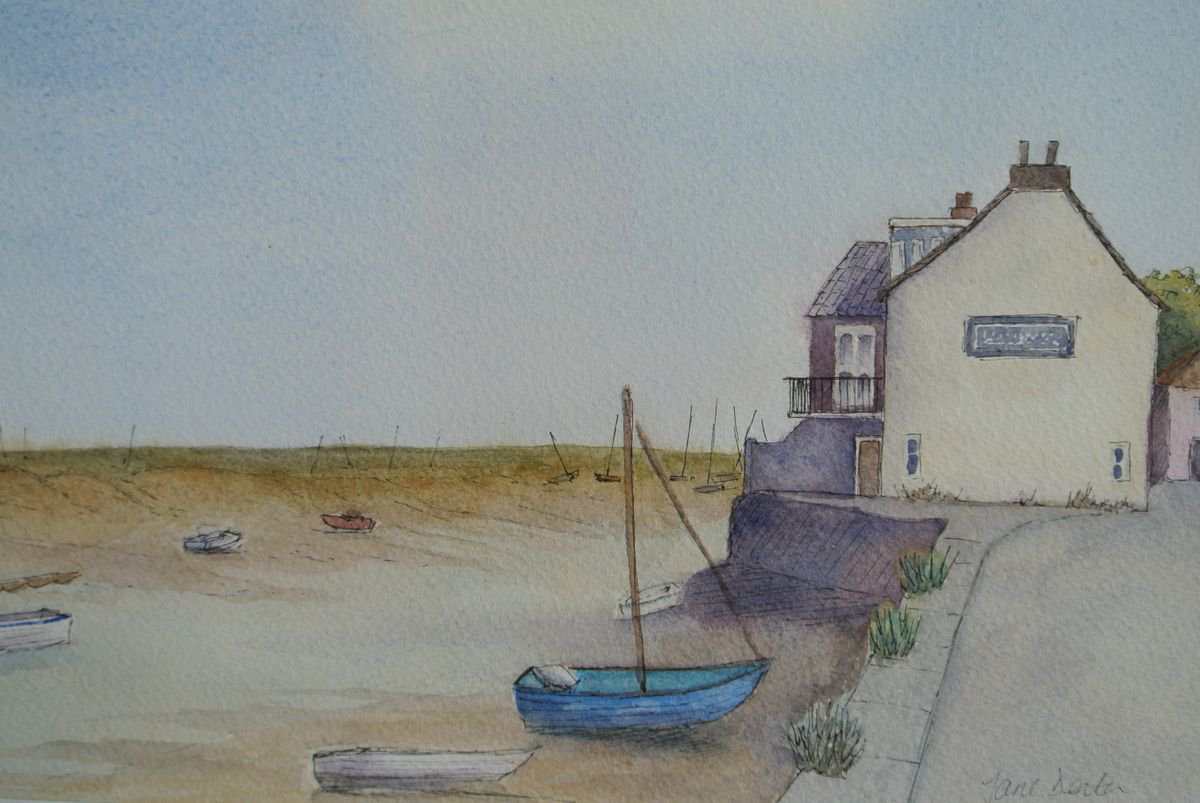 Low Tide at Wells-next-the-Sea, Norfolk by JANE DENTON