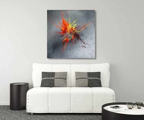 Luminous Bursts IX (Spirits Of Skies 064149) (80 x 80 cm) XXL (32 x 32 inches)