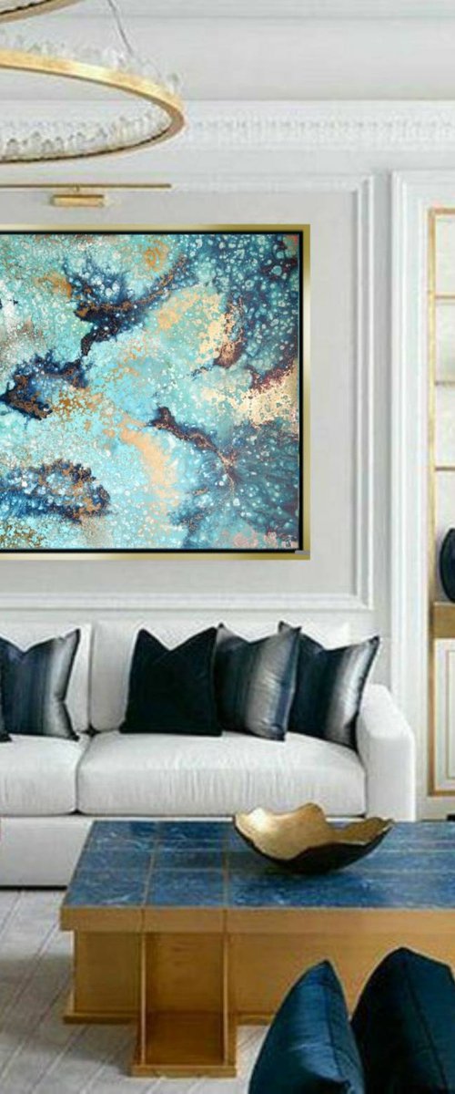 Aquarium  (70x100cm) by Eleni Denart
