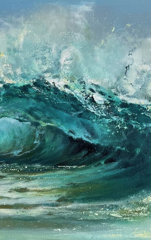 Turquoise Tide by Myroslava Denysyuk