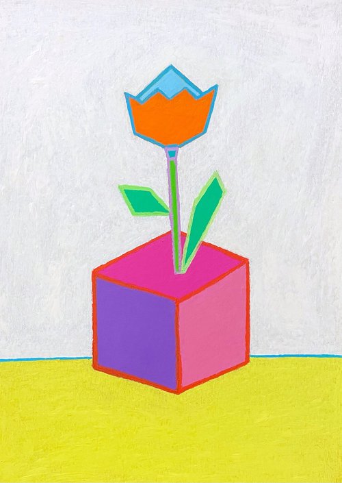 Pop art flower #2 by Ann Zhuleva