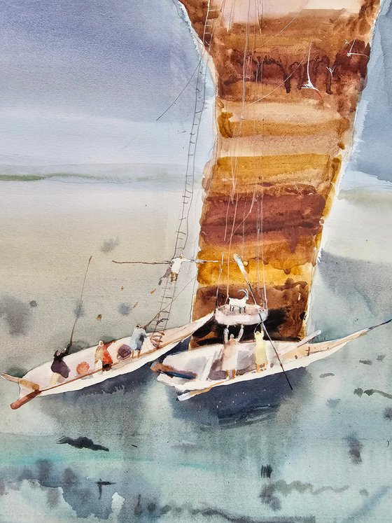 Cliffside Village Rescue, Dreamlike Art