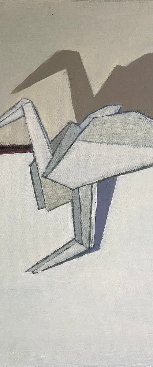 Still Life with Origami Crane by Nigel Sharman