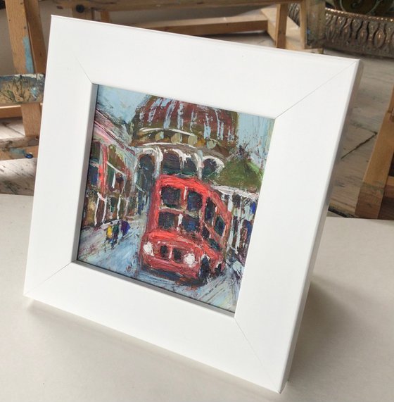 LONDON BUS .....    FRAMED