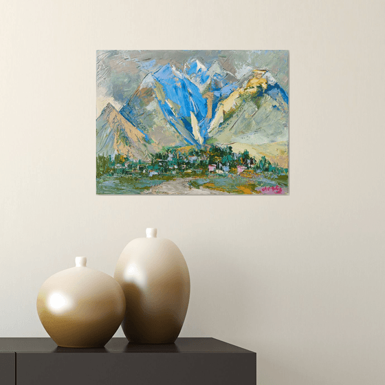 Village Beneath the Peaks