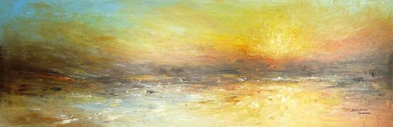 Distant Shore  (Large, Panoramic, 120x40cm)