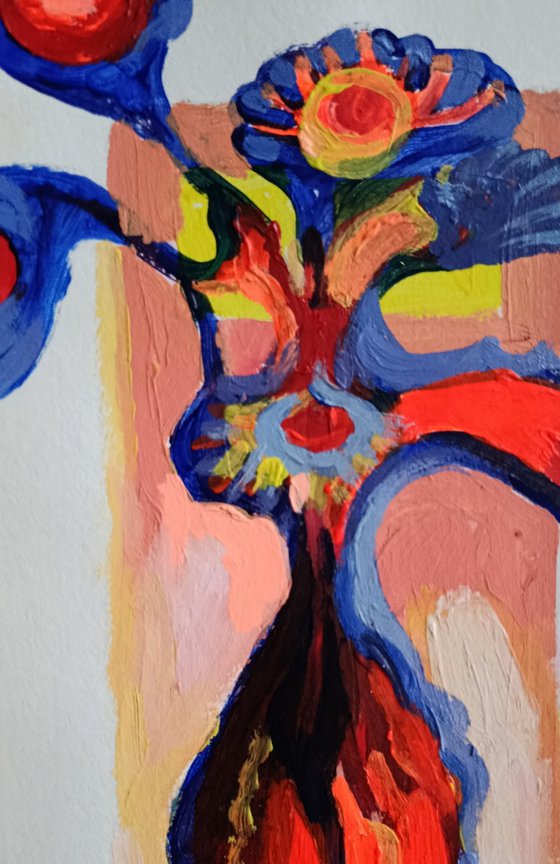 A step towards meeting. Diptych