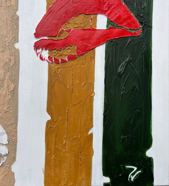 LIPS AMONG BAMBOO