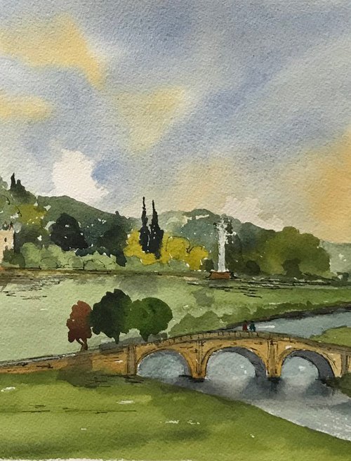 Chatsworth and the River Wye by Brian Tucker