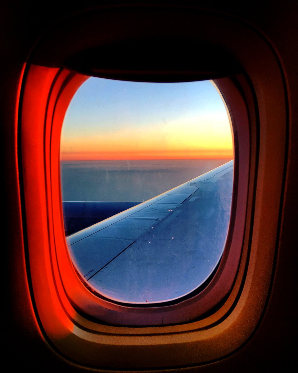 Aeroplane window by Georgia Fitzgerald