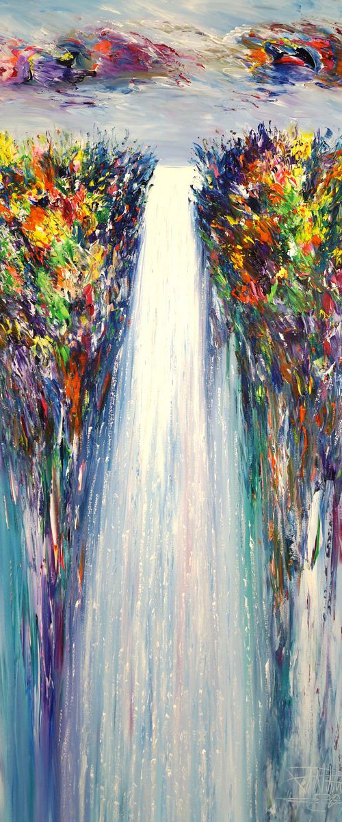 Mystery Waterfall L 4 by Peter Nottrott