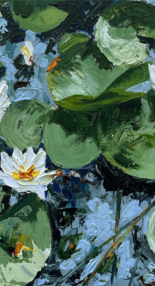 THE WATER LILY POND by Maiia Axton