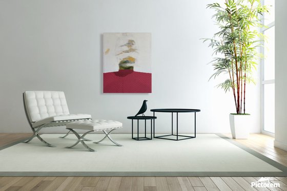 Abstracted face white