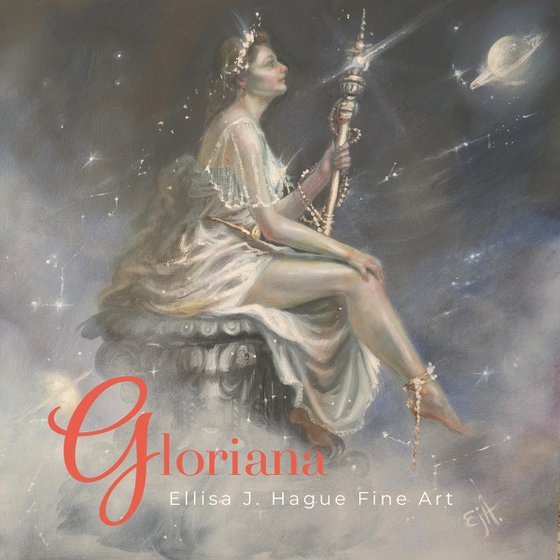 Gloriana, Celestial Realism Oil Painting