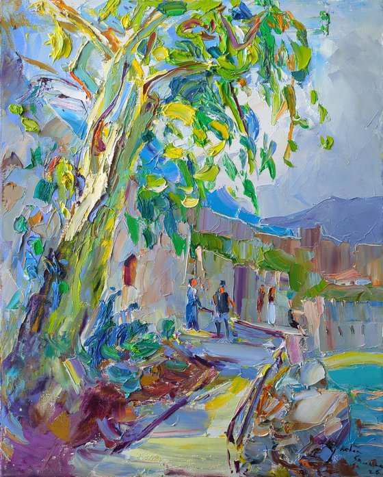 Sunny day in the old town