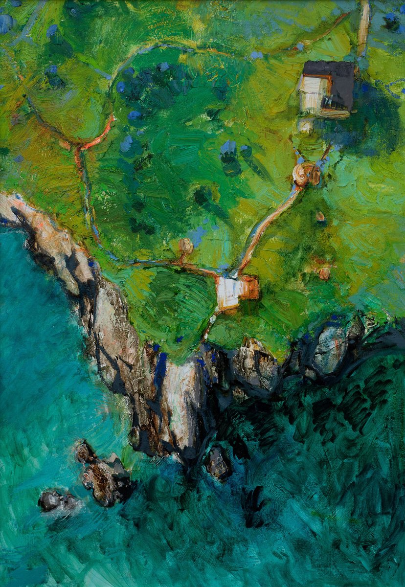 Sea Rocks By Khanlar Asadullayev, 28 X 39, Artwork For Sale On Artfinder