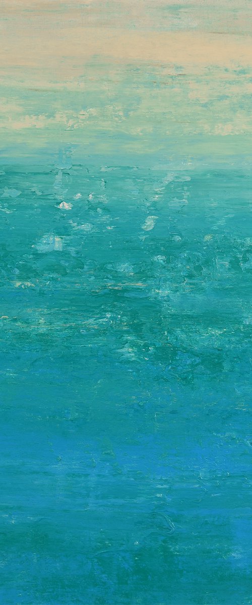 Ebb & Flow - Modern Abstract Seascape by Suzanne Vaughan