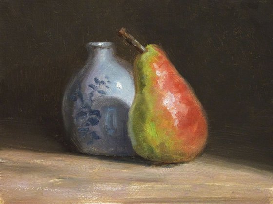 Vase and a Pear