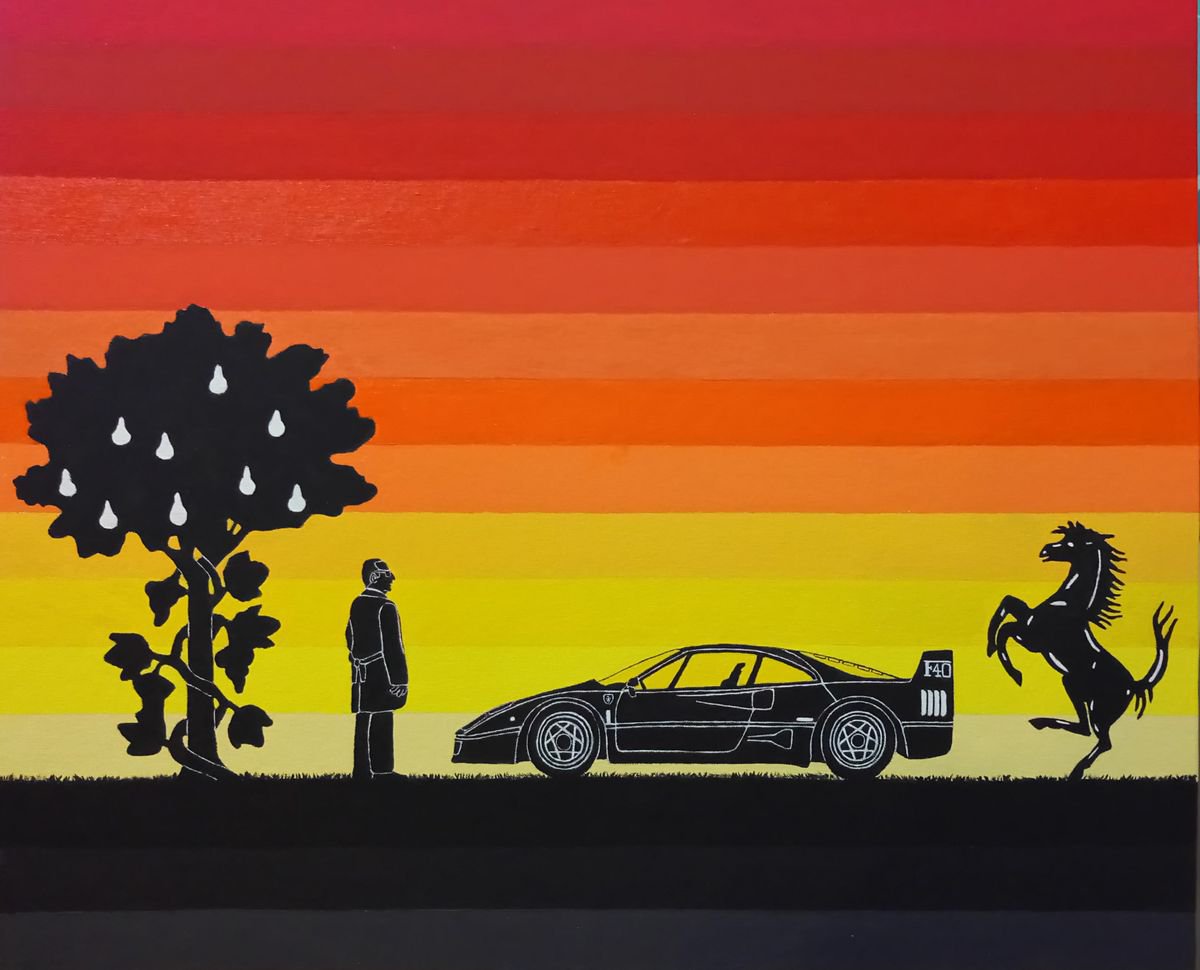 Sunset at the Utopia of Ferrari by Paul Cockram