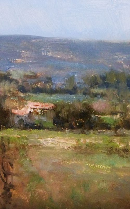 Landscape near Forcalquier by Pascal Giroud