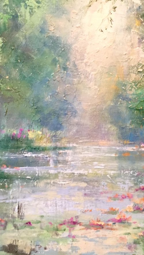 'Pond and Lilies' by Ewa Czarniecka