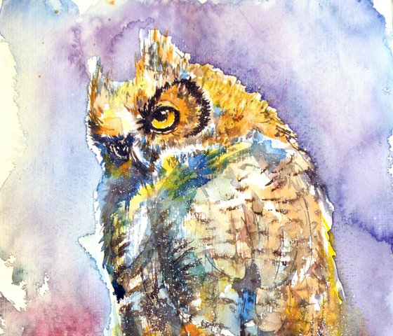 Owl at night II
