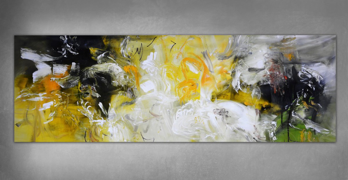  Dopamine Rush By Andrada Anghel, 72 X 24, Artwork For Sale On Artfinder